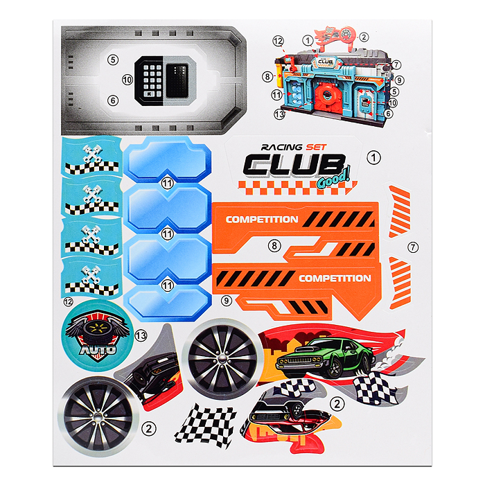 Парковка-трек MH-195 "Street convoy-1" в коробке