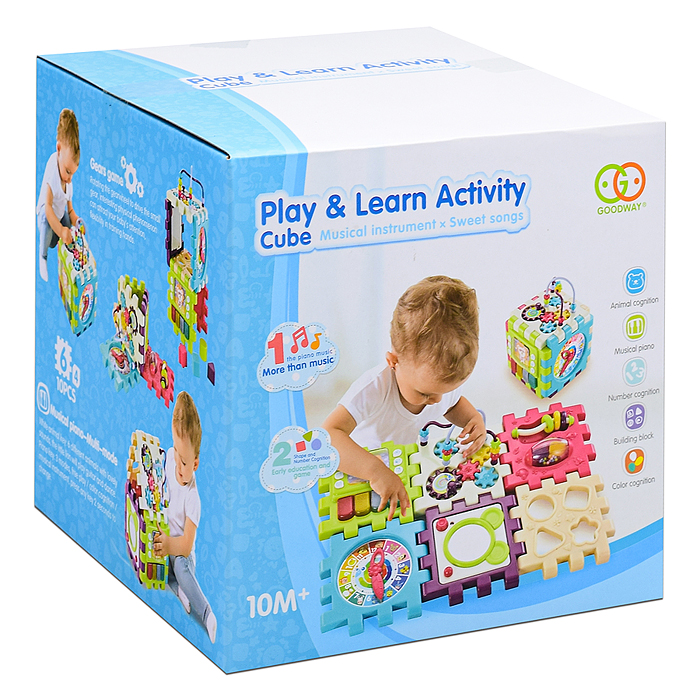 Куб развивающий 3850A "Активный малыш" в коробке