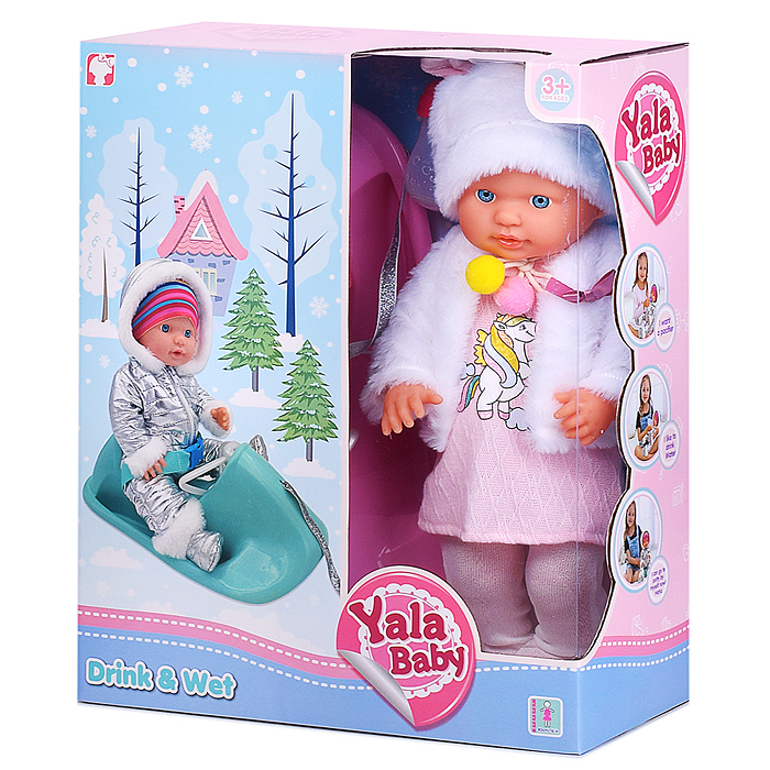 Фото к товару Пупс с аксессуарами YL2440F-E "Зимние забавы Джесики" в коробке Пупс с аксессуарами YL2440F-E "Зимние забавы Джесики" в коробке