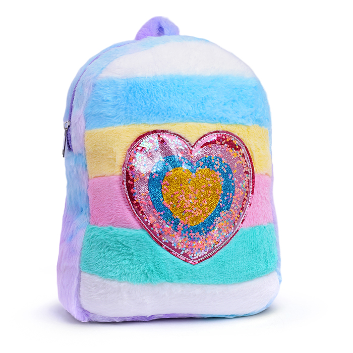 Сумка детская M1169 "Рюкзачок с сердечком" 31*25см