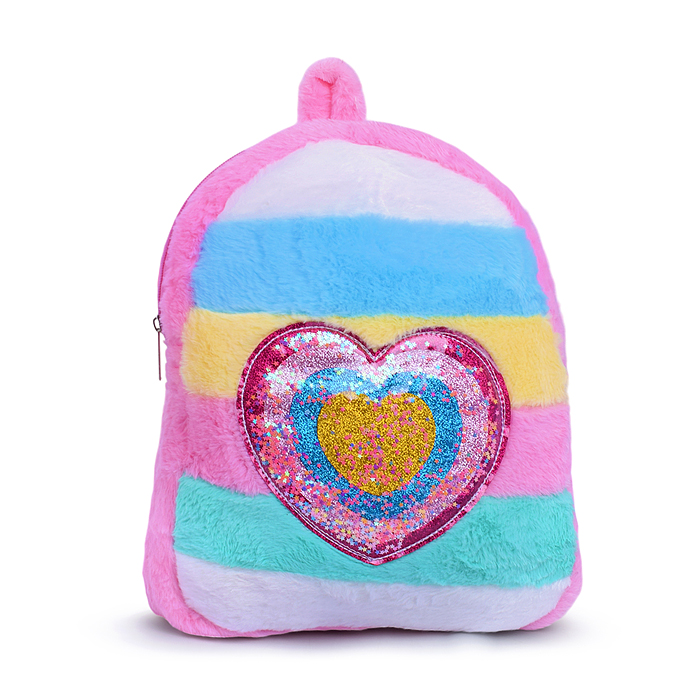 Сумка детская M1169 "Рюкзачок с сердечком" 31*25см