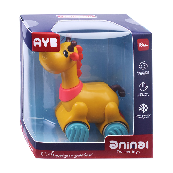 Каталка 2007-3 "Жираф" в коробке