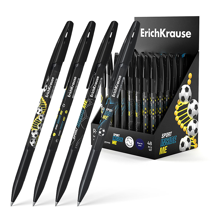Ручка шариковая Stick&Grip Sport DNA 0.7, цвет чернил синий 