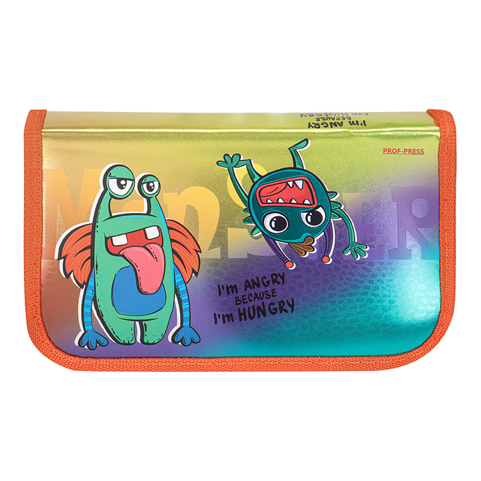 Фото к товару Пенал 1-секц, большой "Голодные монстрики" (190х115) Пенал 1-секц, большой "Голодные монстрики" (190х115)