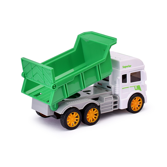 Машина BHX890 "Мусоровоз с контейнерами" 4 вида, в пакете