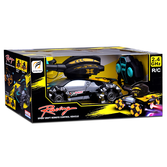 Фото к товару Машина QF667-2A "Буря-2" с пушкой и паром, на р/у 27 MHz, в коробке Машина QF667-2A "Буря-2" с пушкой и паром, на р/у 27 MHz, в коробке