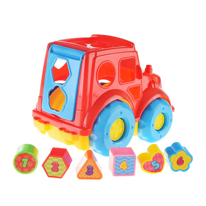 Игрушка развивающая "Трактор" (в сеточке)