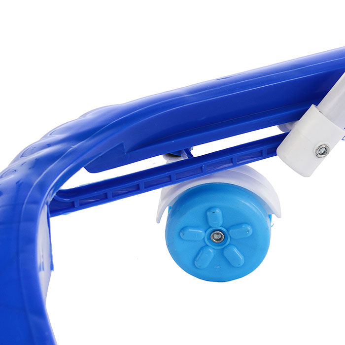 Ходунки 902-A-2 с подвесными игрушками и музыкальным цветком (синий-голубой) в пакете