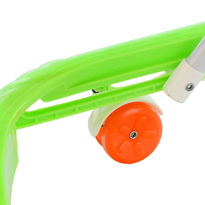 Фото к товару Ходунки 902-B-3 "Бабочка с цветочками" (зеленый-оранжевый) в пакете Ходунки 902-B-3 "Бабочка с цветочками" (зеленый-оранжевый) в пакете