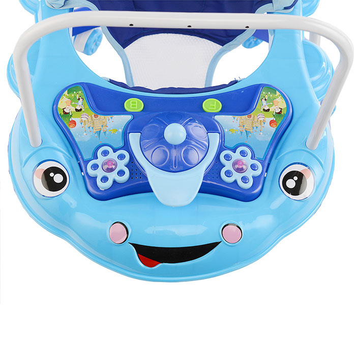 Ходунки 901-G-2 "Улыбка" голубые, в пакете