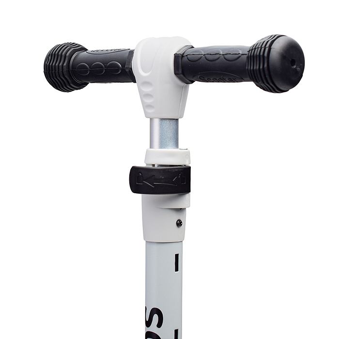 Самокат U001189Y 3-х кол., PU, цвет белый