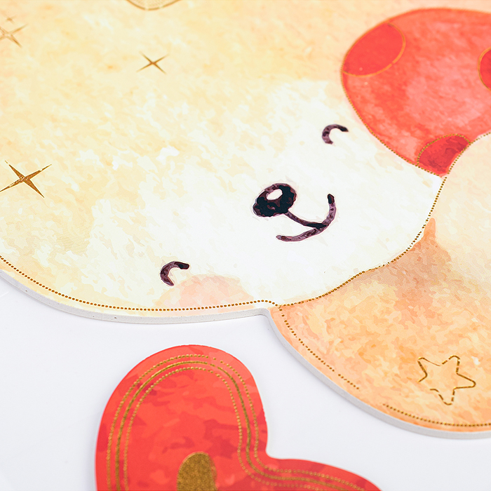 Наклейки интерьерные "Зверушки" МИКС самоклеющиеся фигурные ,объёмные  размер наклейки 31* 48 см..