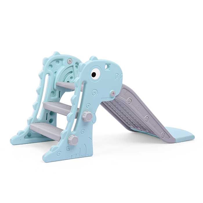 Горка детская UT0107 "Динозаврик" (цвет бирюзовый)