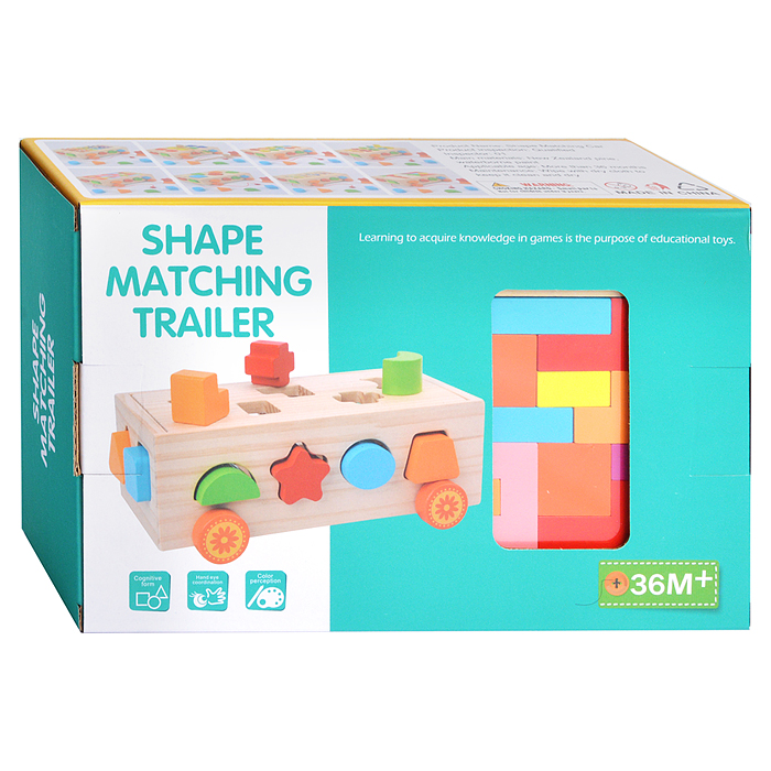 Сортер D1888 "Трейлер с геометрическими фигурами"