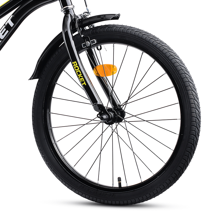 Фото к товару Велосипед 18" Rocket Kind, цвет черный Велосипед 18" Rocket Kind, цвет черный