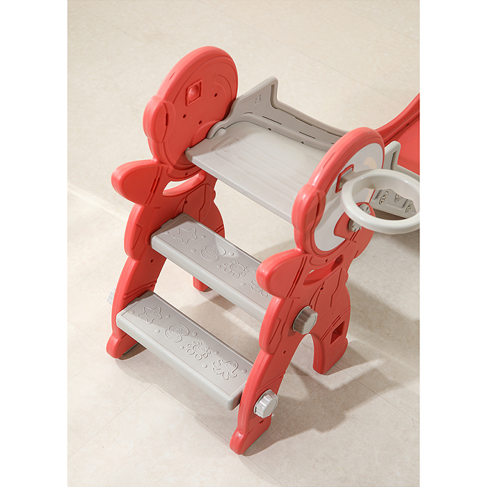 Горка детская UT0110 "Астронавт" (цвет красный)