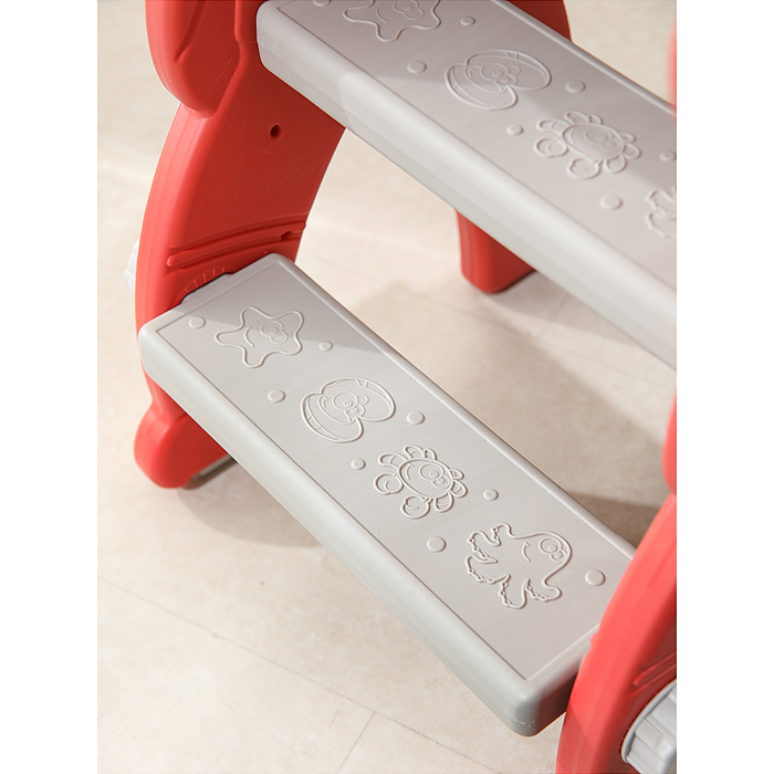 Горка детская UT0110 "Астронавт" (цвет красный)