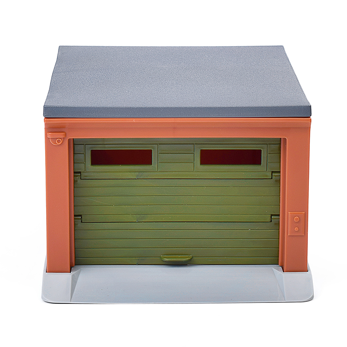 Гараж для машинок (хаки, коричневый, серый) 187х136х95 мм.