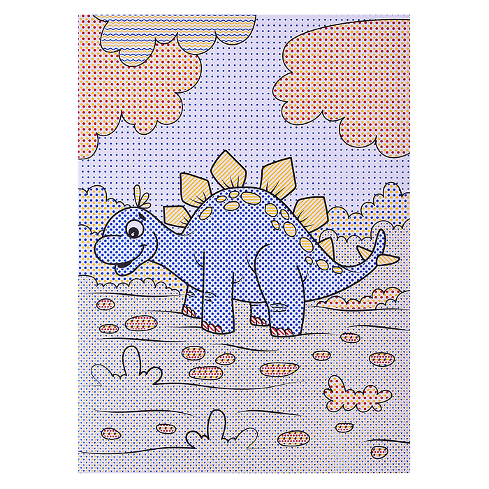 Большая водная раскраска. Динозавры.