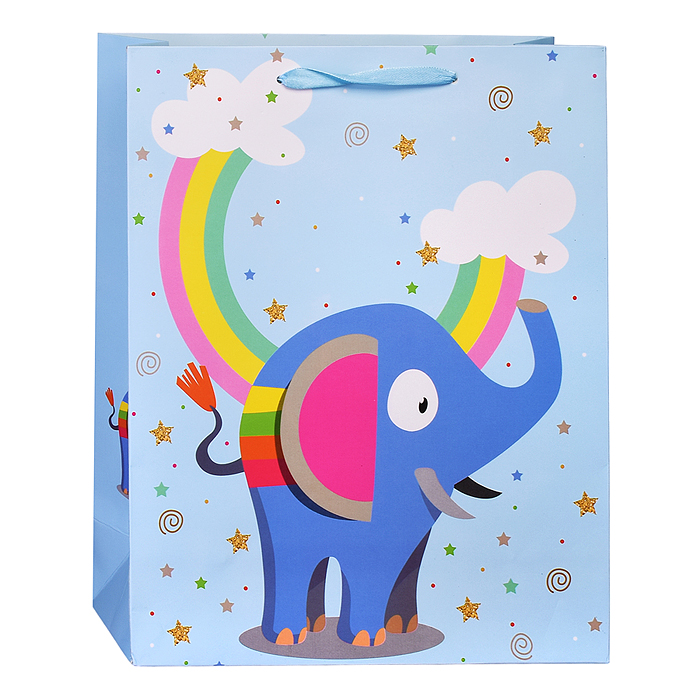 Пакет подарочный 00-6297 "Детский праздник" 26*32*10,5 см.