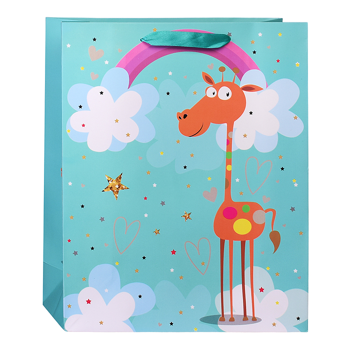 Пакет подарочный 00-6297 "Детский праздник" 26*32*10,5 см.