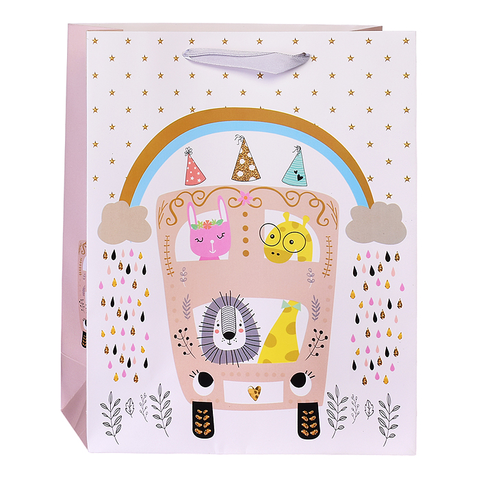 Пакет подарочный 00-6297 "Детский праздник" 26*32*10,5 см.