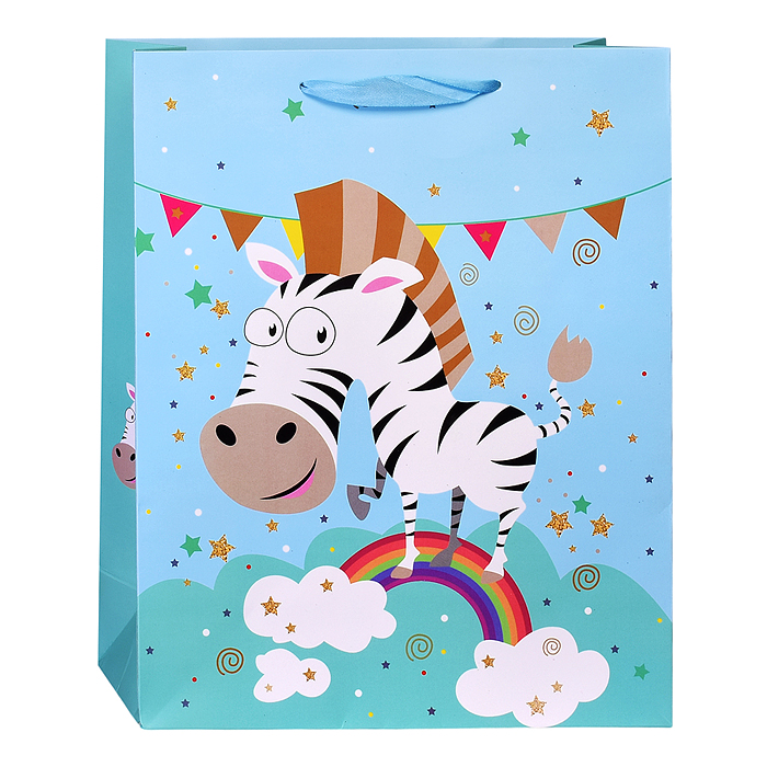 Пакет подарочный 00-6297 "Детский праздник" 26*32*10,5 см.