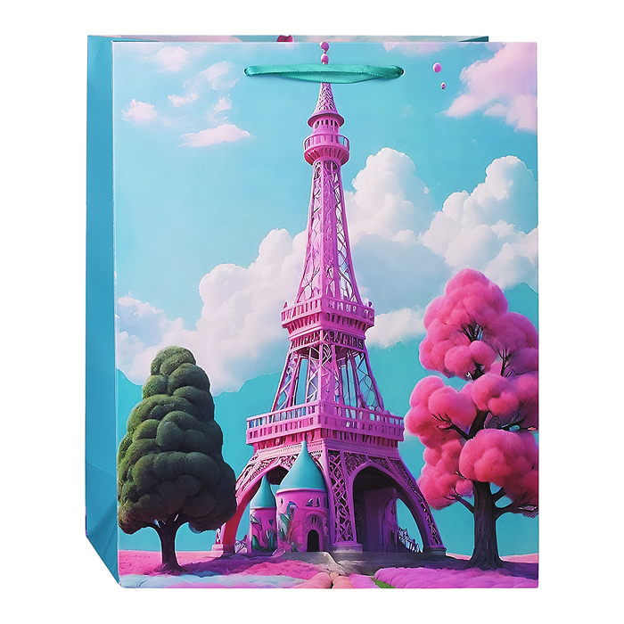 Пакет подарочный 00-6302 "Подарок для принцессы" 26*32*10,5 см.