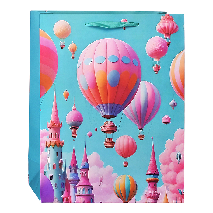 Пакет подарочный 00-6302 "Подарок для принцессы" 26*32*10,5 см.