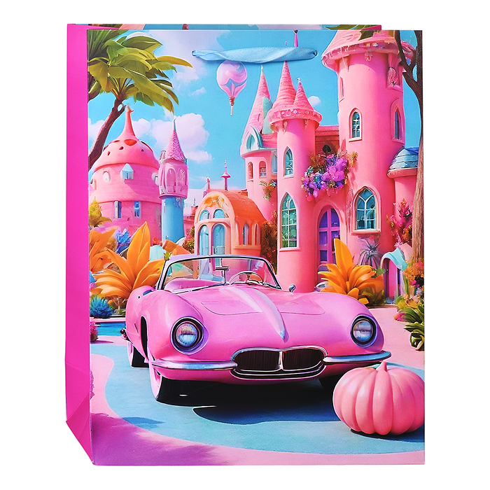 Пакет подарочный 00-6302 "Подарок для принцессы" 26*32*10,5 см.