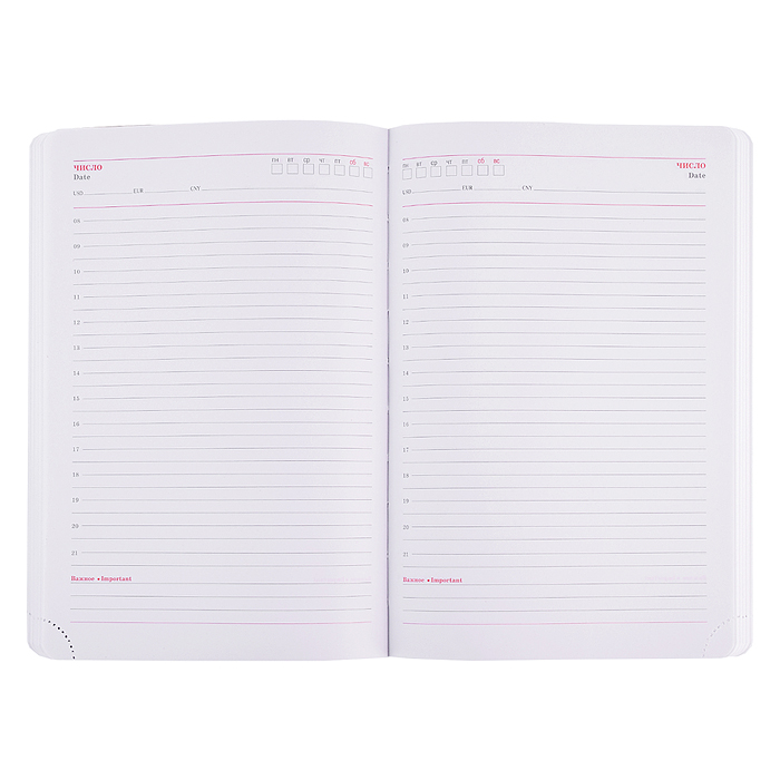 Ежедневник А5, 160л. недатир. "EVERYDAY CHRONICLES - BLUE" кожзам (синий)