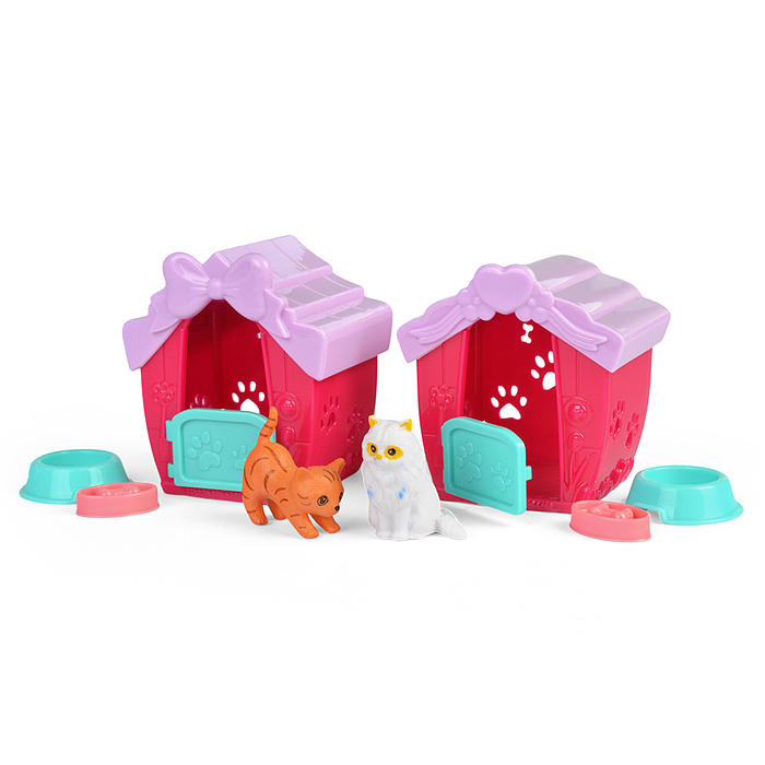 Фото к товару Набор питомцы 2401-5 "Мой котенок" с домиком, в коробке ( в ассортименте) Набор питомцы 2401-5 "Мой котенок" с домиком, в коробке ( в ассортименте)