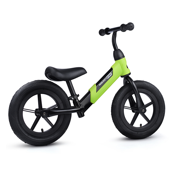 Фото к товару Беговел 12" Rocket, колеса надувные, цвет зеленый Беговел 12" Rocket, колеса надувные, цвет зеленый