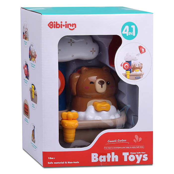 Набор веселое купание 688-45 "Мишка в ванной" в коробке