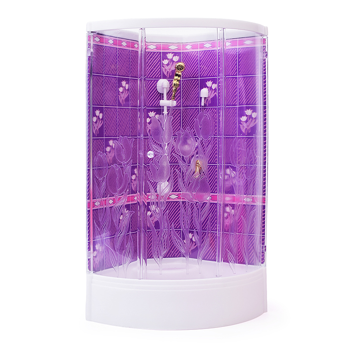 Набор мебели для кукол 98020 "Ванная комната с душевой кабиной" в коробке