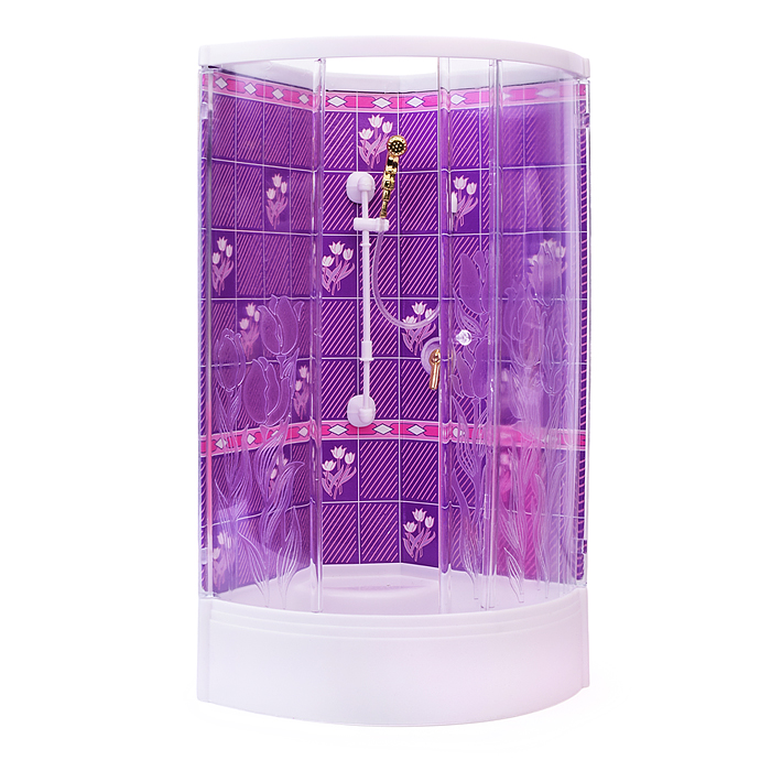 Набор мебели для кукол 98020 "Ванная комната с душевой кабиной" в коробке