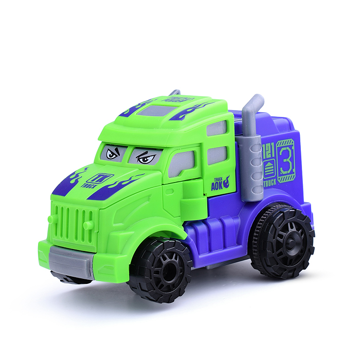 Машина BT0014-3 "Автодеформатор" в коробке (зелено-синий)