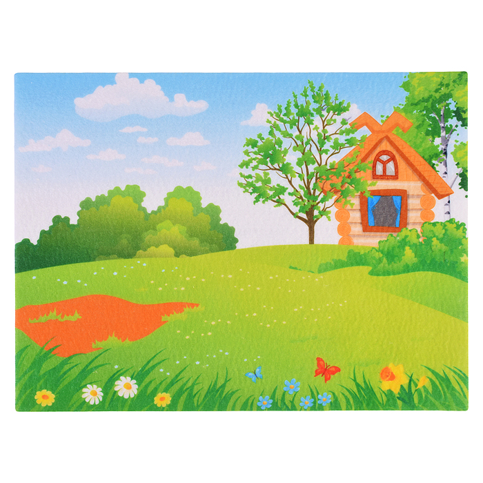 Фото к товару Набор из фетра на липучках "Ферма" (европодвес) Набор из фетра на липучках "Ферма" (европодвес)