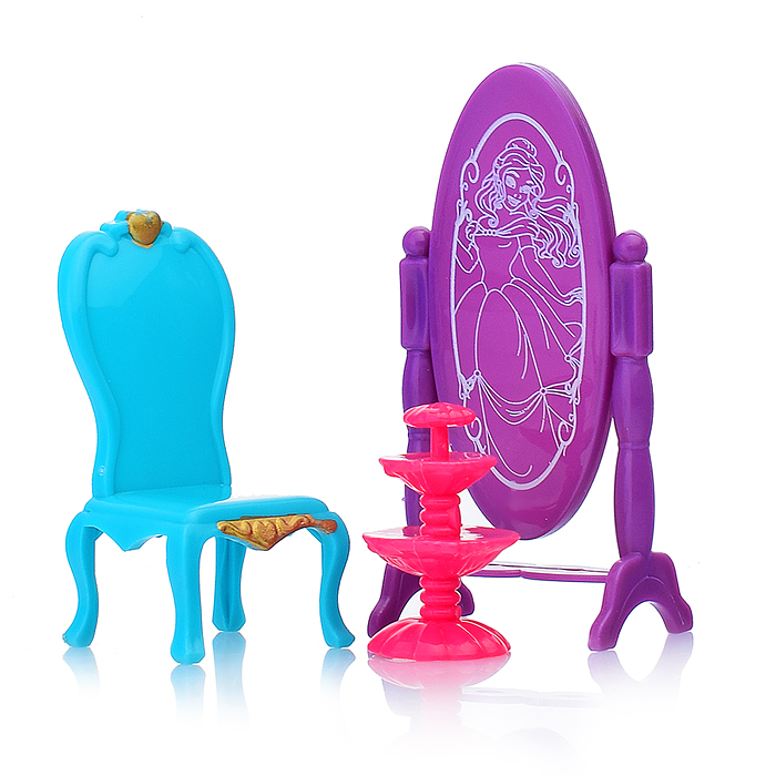 Набор KDL-05 "Замок маленькой принцессы" с каретой и лошадкой, в коробке