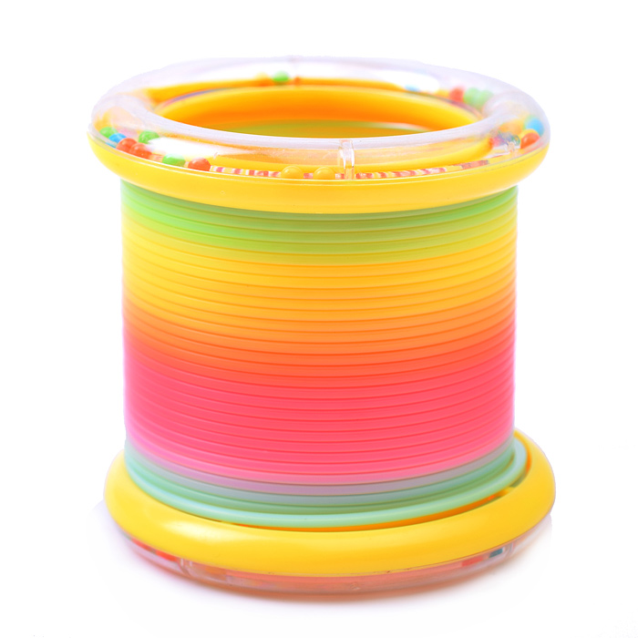 Пружинка-радуга A22-YW "Веселые акулы" в сетке