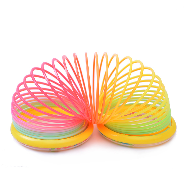 Пружинка-радуга A22-YW "Веселые акулы" в сетке