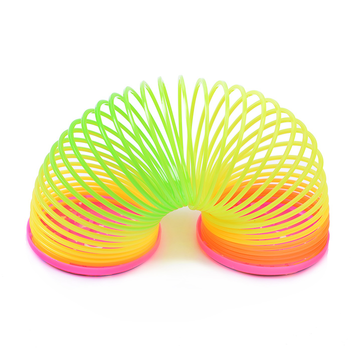 Пружинка-радуга A22-YW "Веселые акулы" в сетке