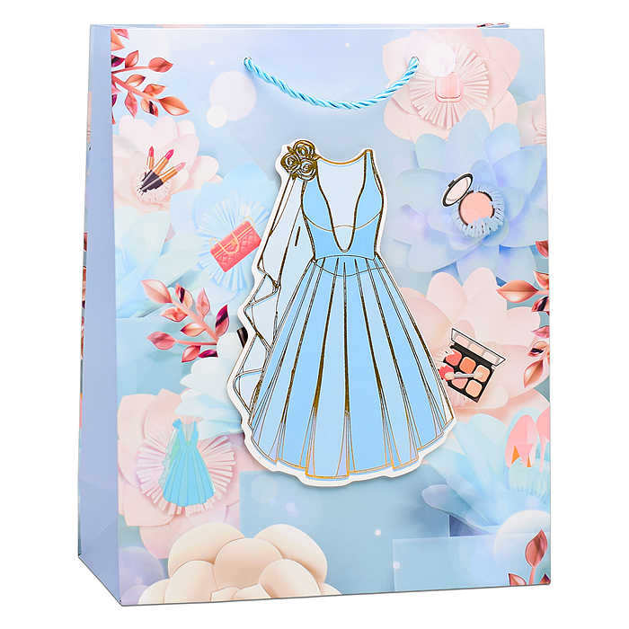 Фото к товару Пакет подарочный 00-6366 "Style №2" 26х32х10 см Пакет подарочный 00-6366 "Style №2" 26х32х10 см