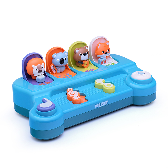 Развивающая игрушка BY304 "Зверята-музыканты" в коробке