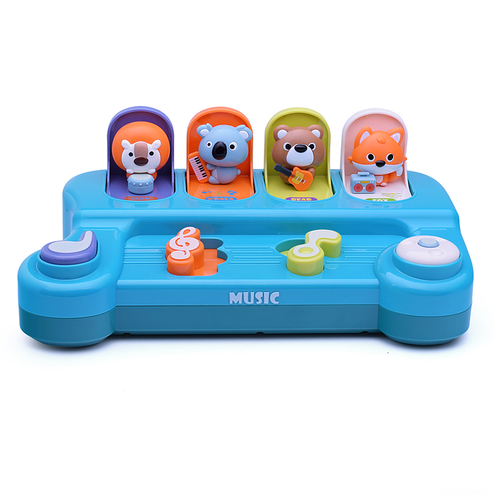 Развивающая игрушка BY304 "Зверята-музыканты" в коробке