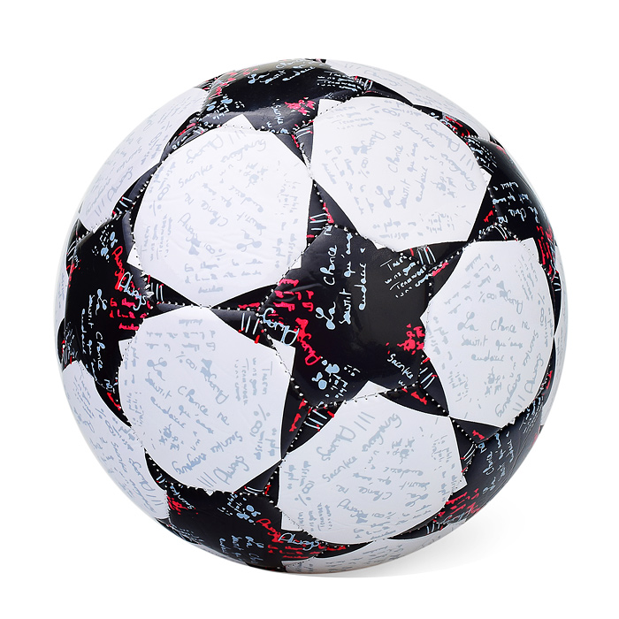 Фото к товару Мяч футбольный 00-1830, размер 5, PVC, вес 310 г. Мяч футбольный 00-1830, размер 5, PVC, вес 310 г.