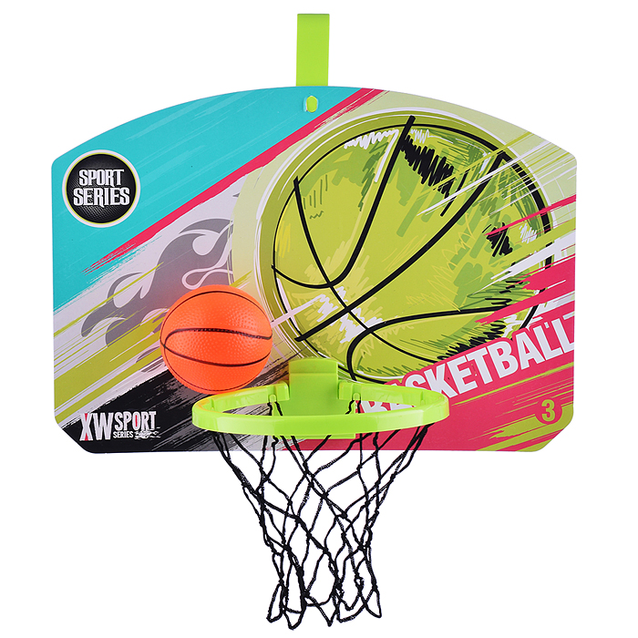 Фото к товару Набор для баскетбола (баскетбольная доска (большая)) кольцо d - 24 см. Набор для баскетбола (баскетбольная доска (большая)) кольцо d - 24 см.