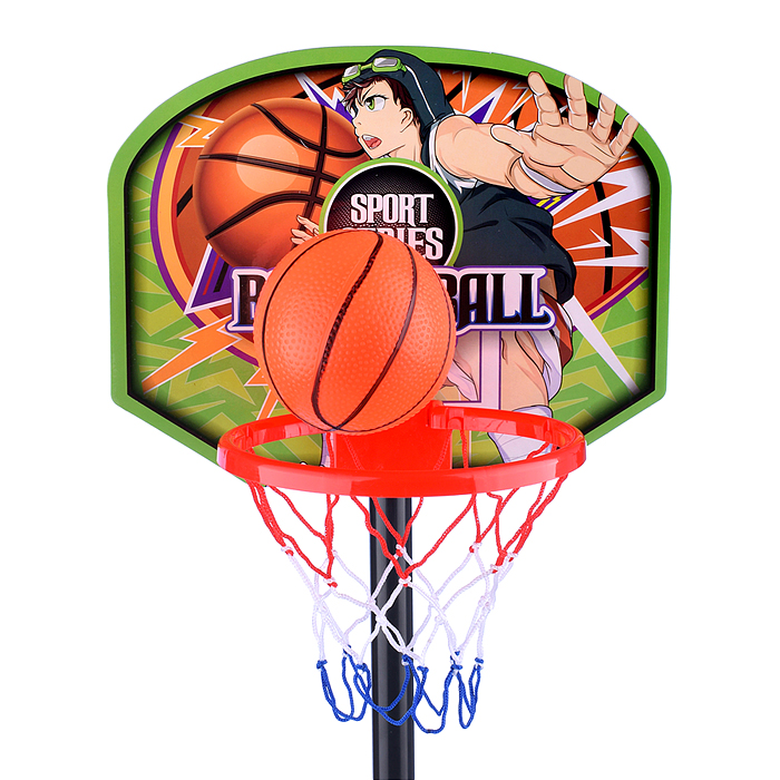 Фото к товару Стойка для баскетбола 9503 (высота 130 см , кольцо d- 19 см) в коробке Стойка для баскетбола 9503 (высота 130 см , кольцо d- 19 см) в коробке