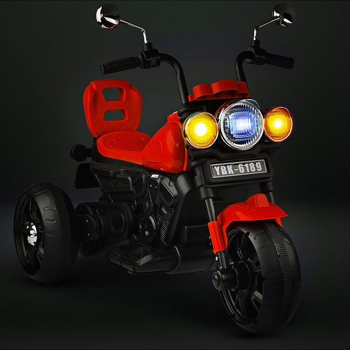 Мотоцикл U023429Y "Спорт байк" на аккумуляторе, в коробке (красный)