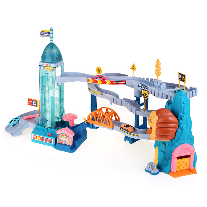 Фото к товару Паркинг-Трек 5503A "Лев" на батарейках, в коробке Паркинг-Трек 5503A "Лев" на батарейках, в коробке